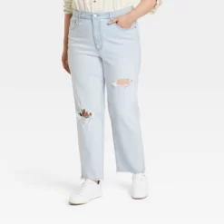 Women's High-Rise 90's Distressed Straight Jeans - Universal Thread™ -Universal Thread Shop GUEST a4ee42ad 40de 4600 a6e6 2d0670d5e98e