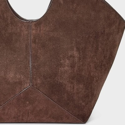 Slouchy Faux Suede Tote Handbag - Universal Thread™ 4 Slouchy Faux Suede Tote Handbag - Universal Thread™ - Image 4