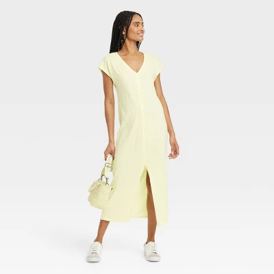 Women's Short Sleeve Midi T-Shirt Dress - Universal Thread™ 2 Women's Short Sleeve Midi T-Shirt Dress - Universal Thread™ - Image 2
