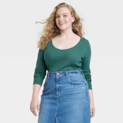 Women's Long Sleeve Ribbed V-Neck T-Shirt - Universal Thread™ 11 Women's Long Sleeve Ribbed V-Neck T-Shirt - Universal Thread™ -Universal Thread Shop GUEST b78a2291 3d68 4f34 987a 801fb6a670d1