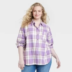 Women's Long Sleeve Flannel Button-Down Shirt - Universal Thread™ -Universal Thread Shop GUEST bf1ed852 89e0 4205 aeba 6d18ab08cf41