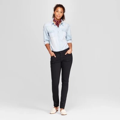 Women's Mid-Rise Curvy Skinny Jeans - Universal Thread 2 Women's Mid-Rise Curvy Skinny Jeans - Universal Thread - Image 2