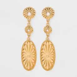 Casted Triple Drop Earrings - Universal Thread™ Gold -Universal Thread Shop GUEST c1c87a54 edb8 44fb 8795 84ed19749b21