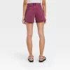 Women's High-Rise A-Line Midi Jean Shorts - Universal Thread™