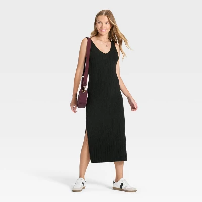Women's Ribbed Maxi Sweater Dress - Universal Thread™ 2 Women's Ribbed Maxi Sweater Dress - Universal Thread™ - Image 2