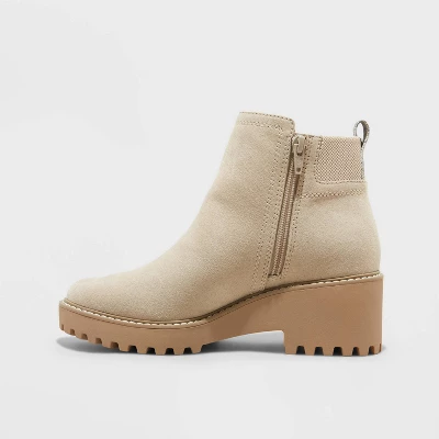 Women's Taci Ankle Boots - Universal Thread™ Light Taupe 1 Women's Taci Ankle Boots - Universal Thread™ Light Taupe