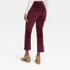 Women's High-Rise Corduroy Bootcut Jeans - Universal Thread™ Burgundy