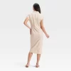 Women's Short Sleeve Wrap Waist Midi Shirtdress - Universal Thread™