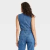 Women's Denim Vest - Universal Thread™ Blue Denim