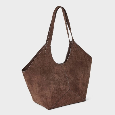 Slouchy Faux Suede Tote Handbag - Universal Thread™ 2 Slouchy Faux Suede Tote Handbag - Universal Thread™ - Image 2