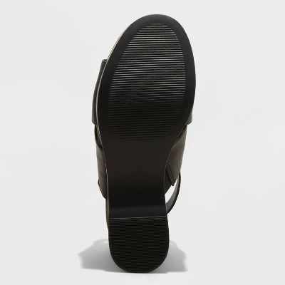 Women's Naomi Wood Wedge Heels With Memory Foam Insole - Universal Thread™ 3 Women's Naomi Wood Wedge Heels With Memory Foam Insole - Universal Thread™ - Image 3