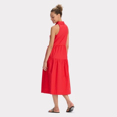 Women's Poplin Maxi Shirtdress - Universal Thread™ 1 Women's Poplin Maxi Shirtdress - Universal Thread™