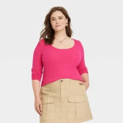 Women's Shrunken Rib Scoop Neck Pullover Sweater - Universal Thread™ -Universal Thread Shop GUEST d2095102 dfa0 40c3 83eb 56ddf6dcb079