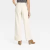 Women's High-Rise Wide Leg Jeans - Universal Thread™ Off-White
