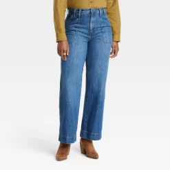 Women's High-Rise Wide Leg Jeans - Universal Thread™ Medium Wash -Universal Thread Shop GUEST df7d1a14 50ee 435b a099 5639ef935c4c