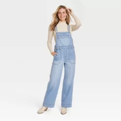 Women's Wide Leg Denim Overalls - Universal Thread™ Light Wash 6 Women's Wide Leg Denim Overalls - Universal Thread™ Light Wash -Universal Thread Shop GUEST df914a4f 14b6 492f ba31 6b3be904005b