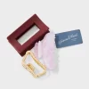Mixed Shape Abstract Claw Hair Clip Set 3pc - Universal Thread™ Gold/Maroon/Pink