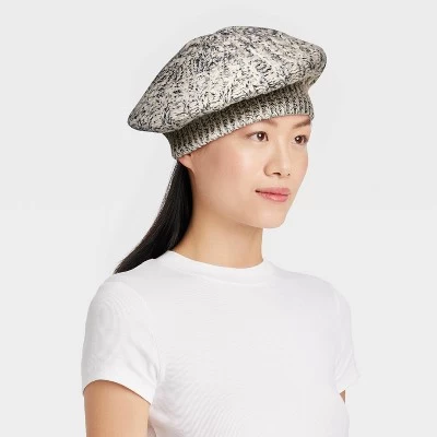 Cable Knit Beret - Universal Thread™ 1 Cable Knit Beret - Universal Thread™