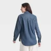 Women's Relaxed Fit Denim Button-Down Shirt - Universal Thread™