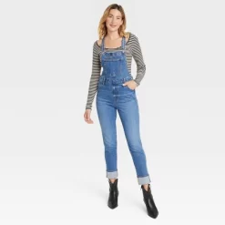 Women's Denim Overalls - Universal Thread™ Medium Wash -Universal Thread Shop GUEST ff0d3626 c90e 4e24 ab4b 1ad8d64e7b1b